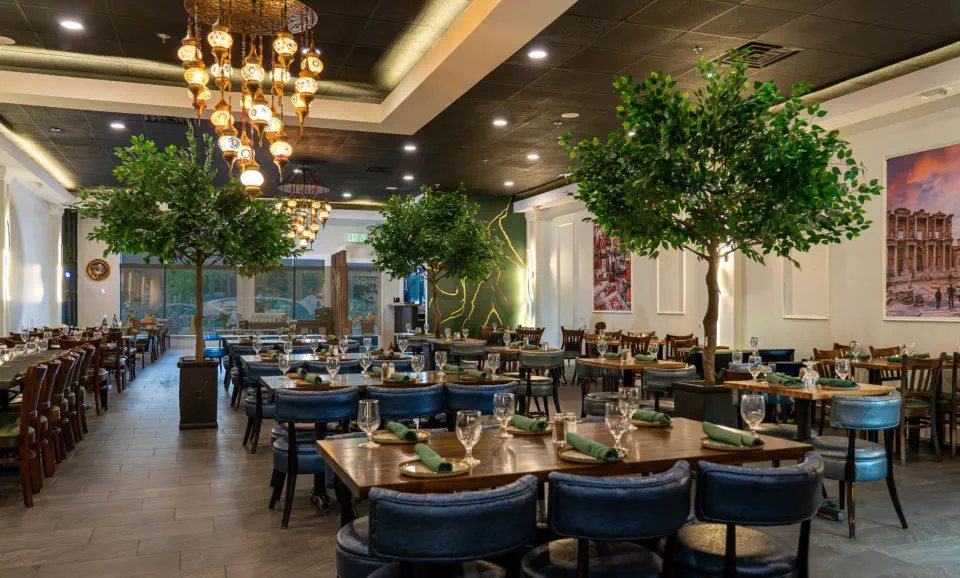 The Pasha Restaurant dining room